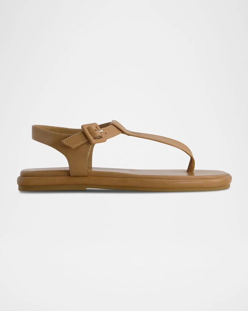 Bernardo Leather Ankle-Strap Thong Sandals Shoes Compare