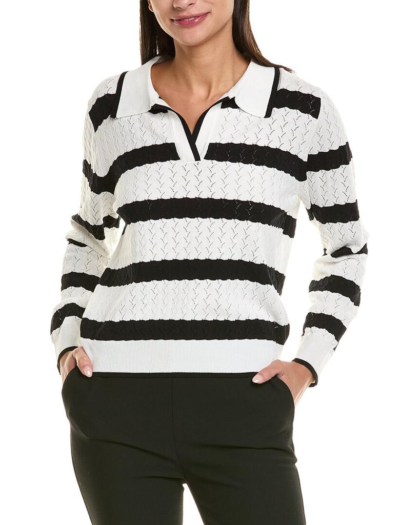 ANNA KAY Gaelle Cashmere-Blend Polo Shirt