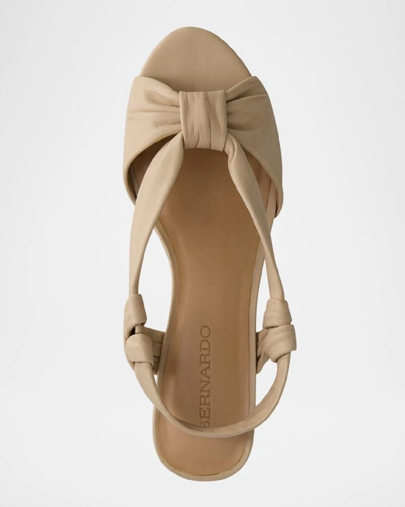 Bernardo Winifred Soft Leather Wedge Sandals 3