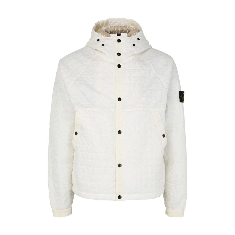 Stone Island Logo patch bomber jacket 4