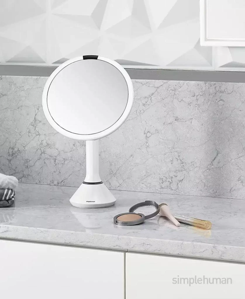 simplehuman 8" Sensor Makeup Mirror, 5x Magnification and Adjustable Brightness 2