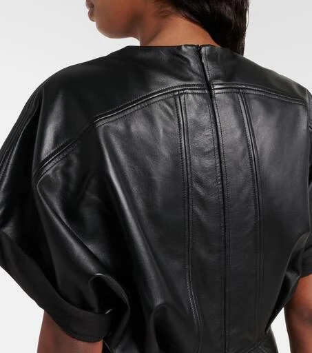 Isabel Marant Faustilia leather minidress 6