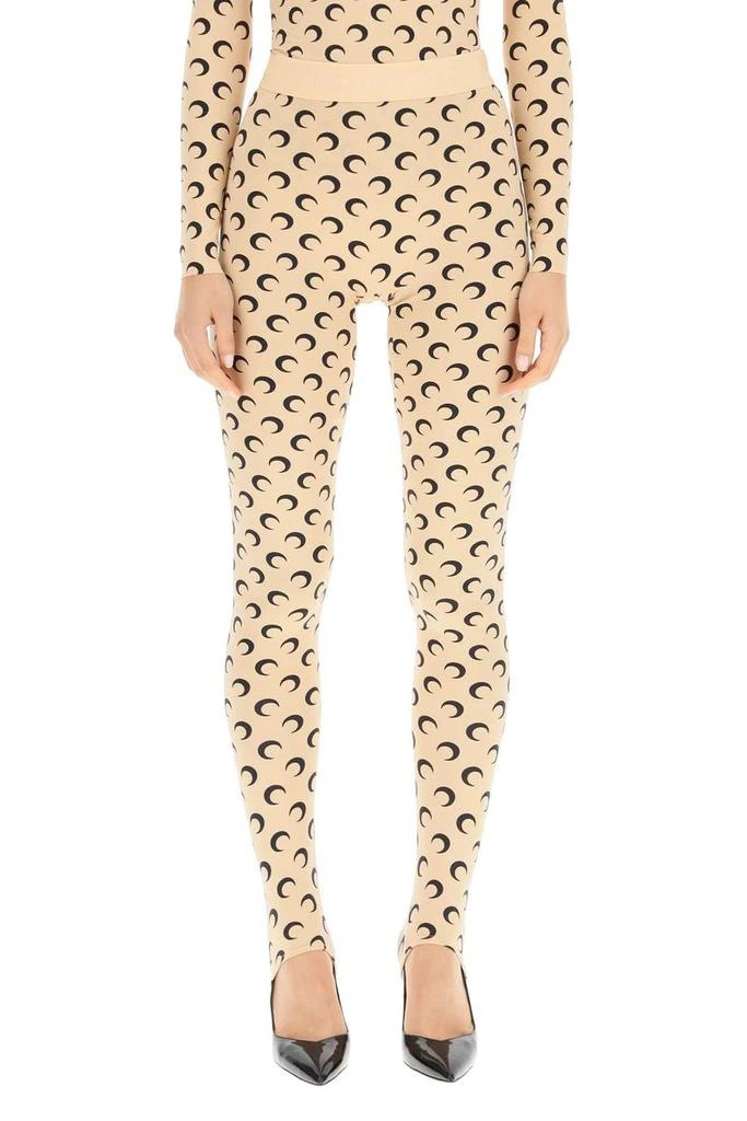 MARINE SERRE Marine Serre All Over Moon Leggings 3