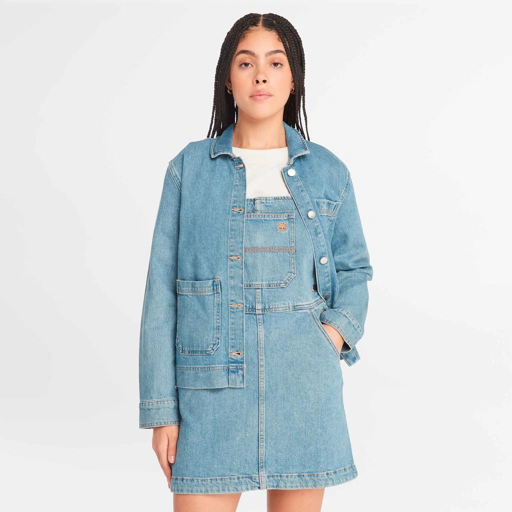 Timberland Women's Denim Chore Jacket with Refibra Technology 1