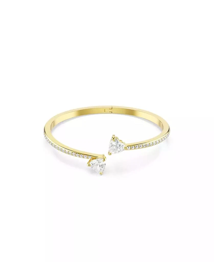 Swarovski Swaroski Mesmera Gold-Tone Plated Attract Bangle