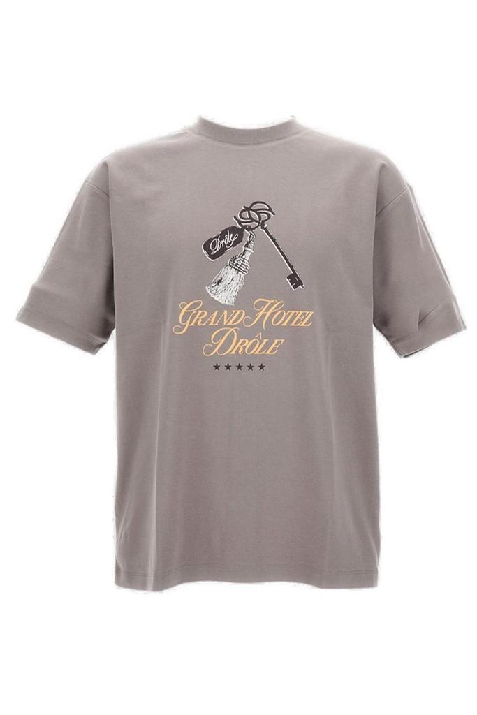 Drôle de Monsieur Drôle de Monsieur Graphic-Printed Crewneck T-Shirt