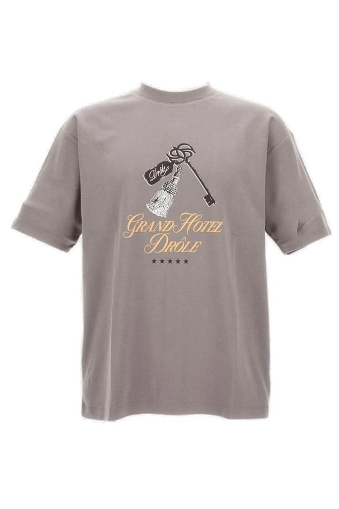 Drôle de Monsieur Drôle de Monsieur Graphic-Printed Crewneck T-Shirt 1