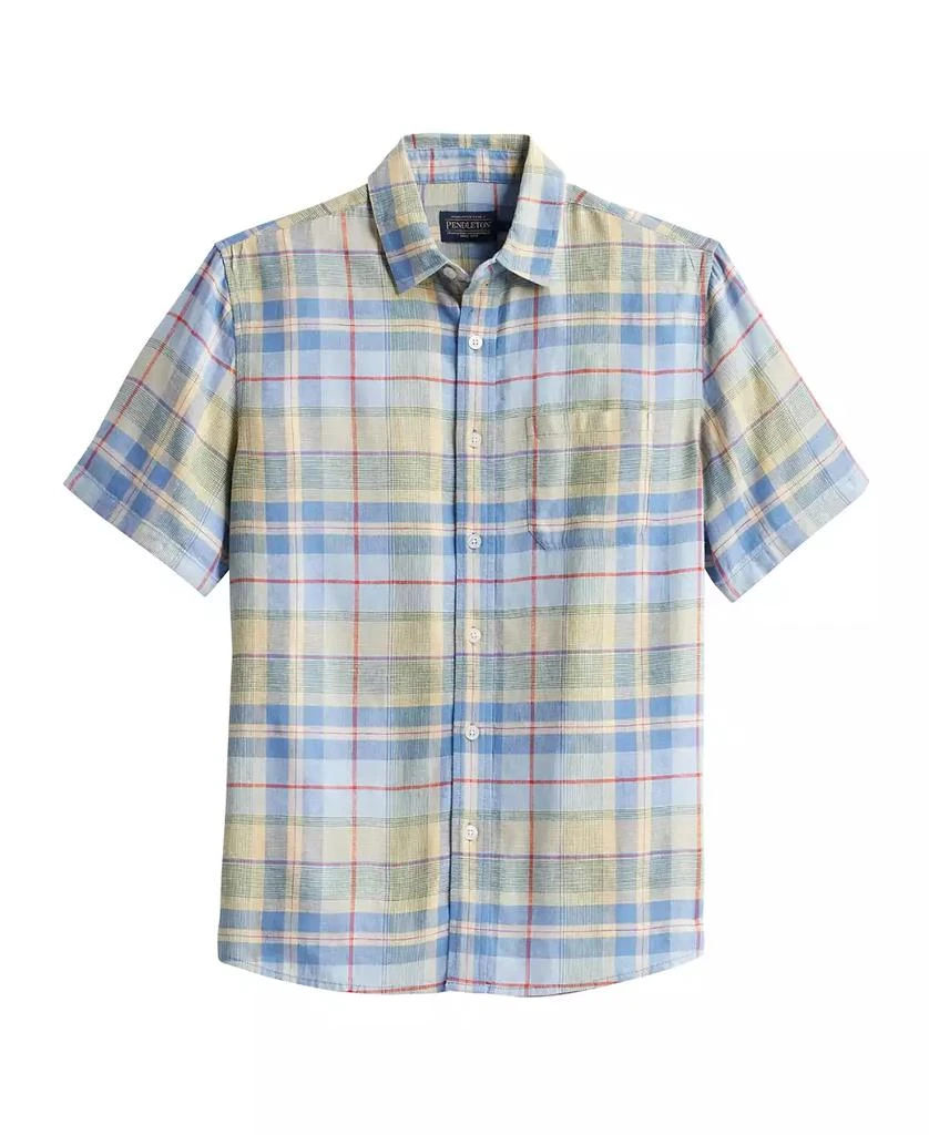 Pendleton Men's Short Sleeve Linen Dawson Shirt 4