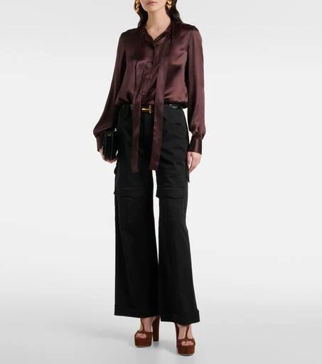 Tom Ford Angelina 130 suede platform sandals 3