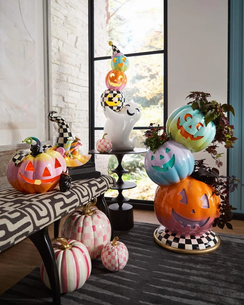 MacKenzie-Childs Trick or Treat Illuminated Witch's Hat 2