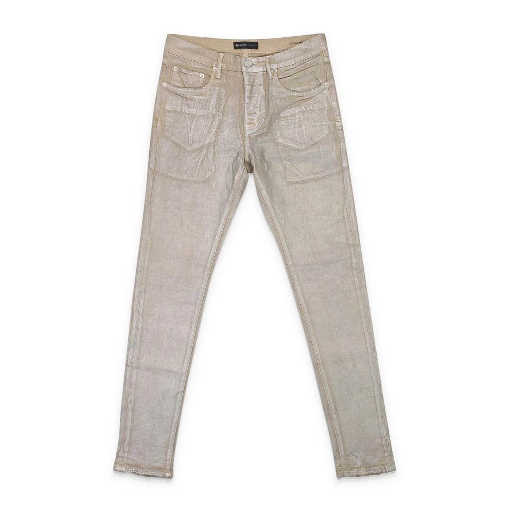 Purple Brand SAND IRIDESCENT PEARL SKINNY JEANS 1