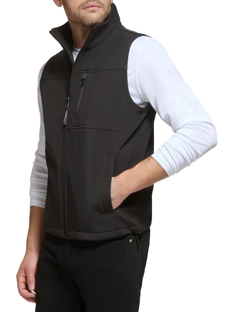 Calvin Klein Mock Turtleneck Zip Up Vest