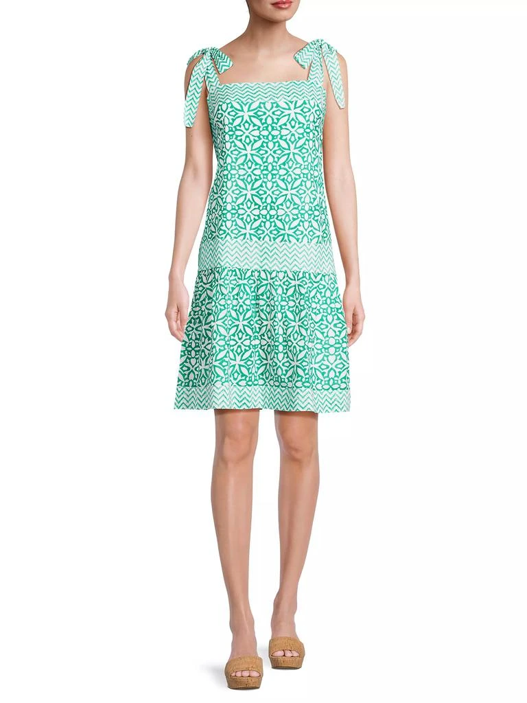 Ro's Garden Aspen Squareneck Cotton Dress 2