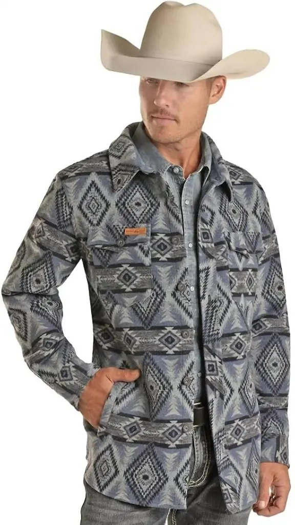 Rock & Roll Denim Rock & Roll Denim - Men's Canvas And Wool Coat
