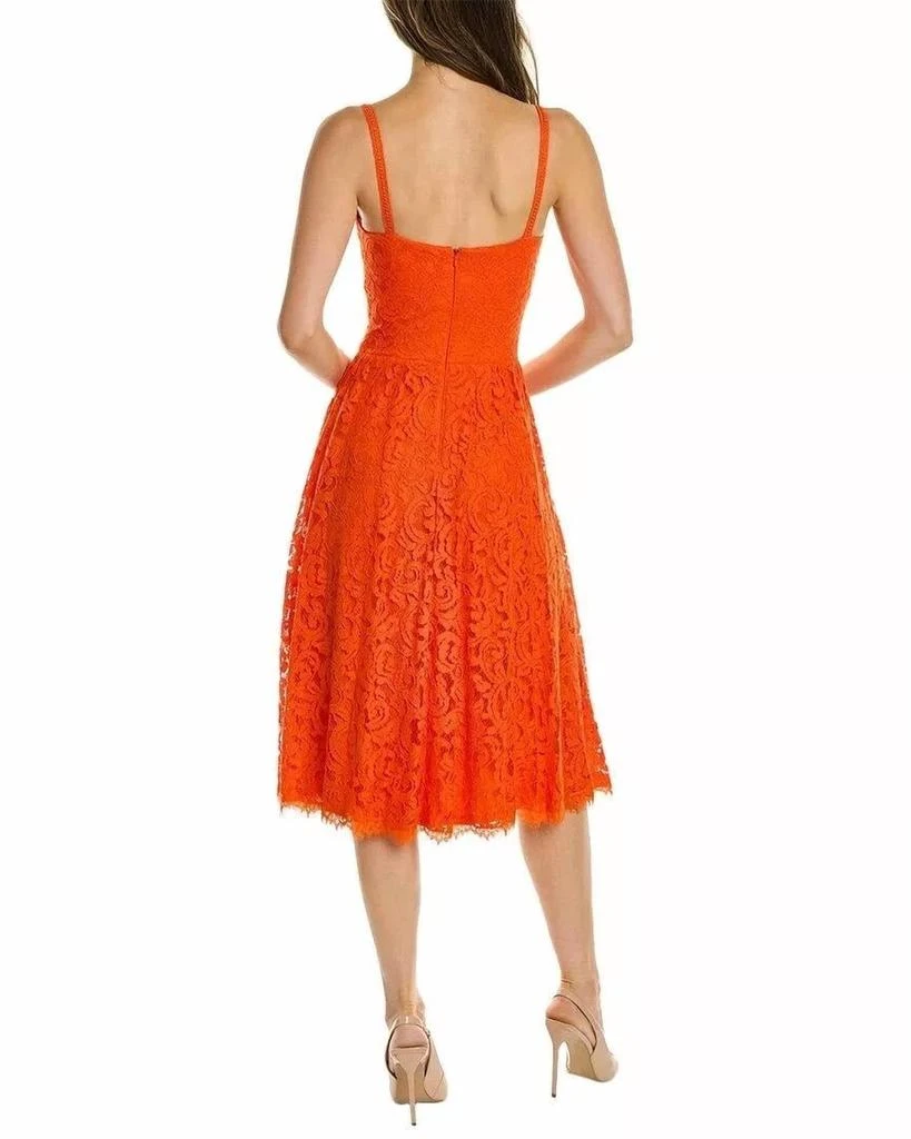 Tadashi Shoji Lace Fit And Flare Midi Dress In Tango 2
