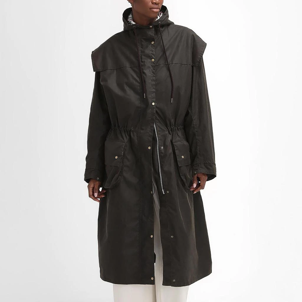 Barbour Barbour x The Edit by Alexa Chung Liam Waxed Cotton Jacket 1