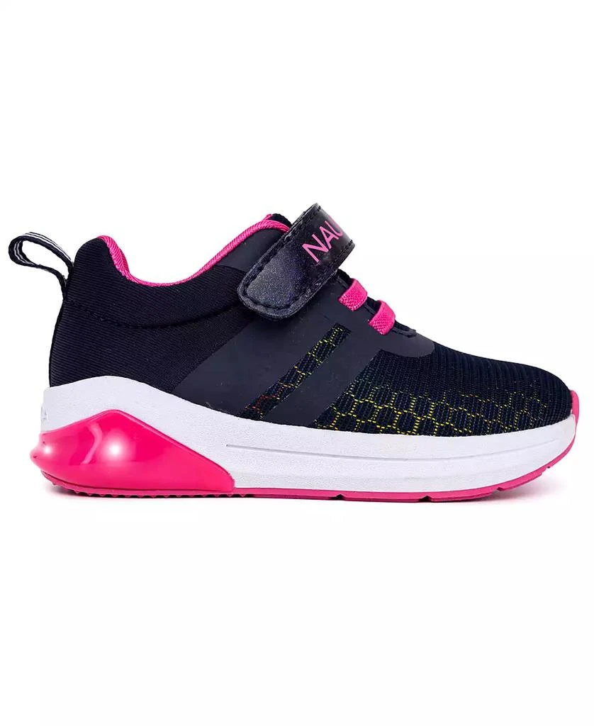 Nautica Big Girls Towhee Buoy Light Up Lace Up Sneakers 2