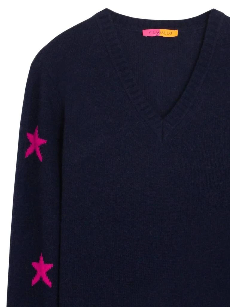 VILAGALLO Vilagallo - Jersey Intarsia Sweater 3
