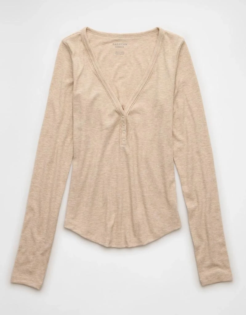 AE AE Long-Sleeve Henley T-Shirt 3