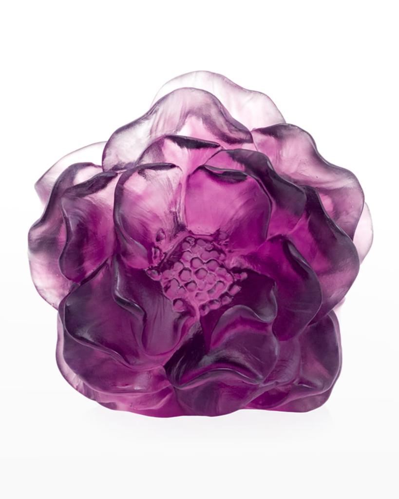 Daum Camelia Violet Decorative Flower