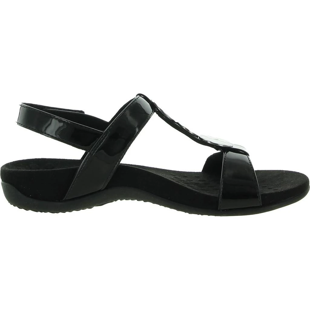 VIONIC Farra Womens Patent Leather Wedge Sandals 3
