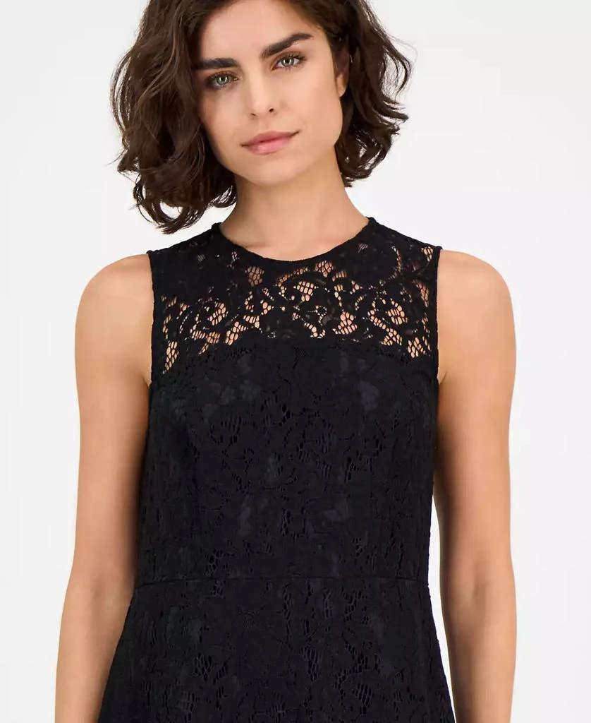 Anne Klein Women's Round-Neck Tiered Lace Midi Dress - Dresses & Skirts - Free Shipping - BeyondStyle Anne Klein Women's Round-Neck Tiered Lace Midi Dress - Dresses & Skirts - Free Shipping - BeyondStyle