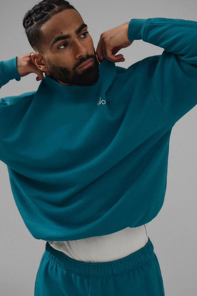 Alo Accolade Crew Neck Pullover - Oceanic Teal 3