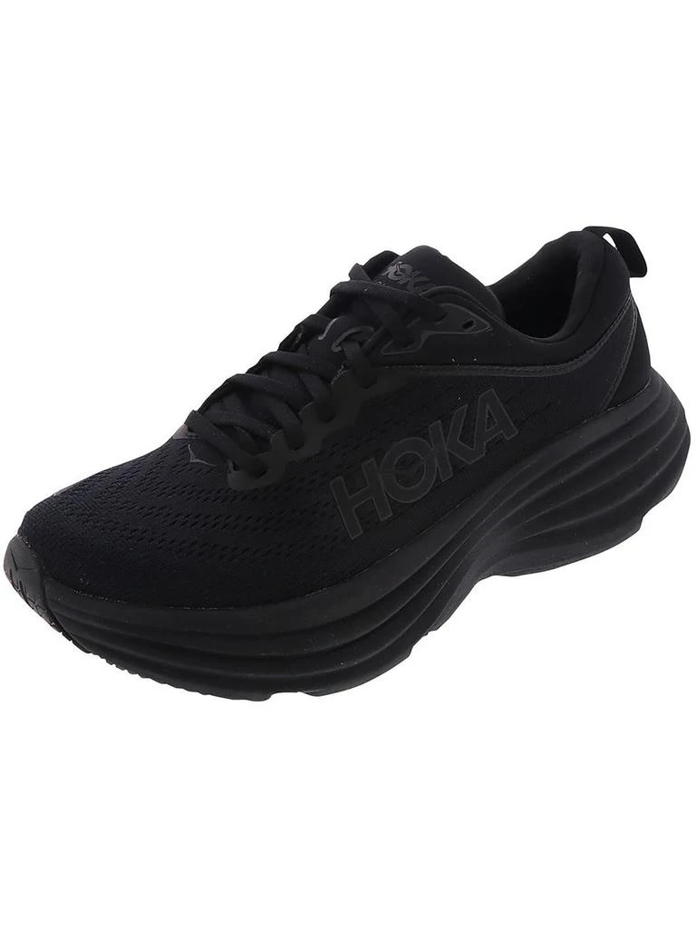 Hoka One One Bondi 8 Womens Mesh Running Athletic and Training Shoes 10