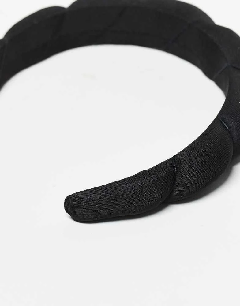 Kitsch Kitsch Fabric Puffy Headband 1pc- Black 3