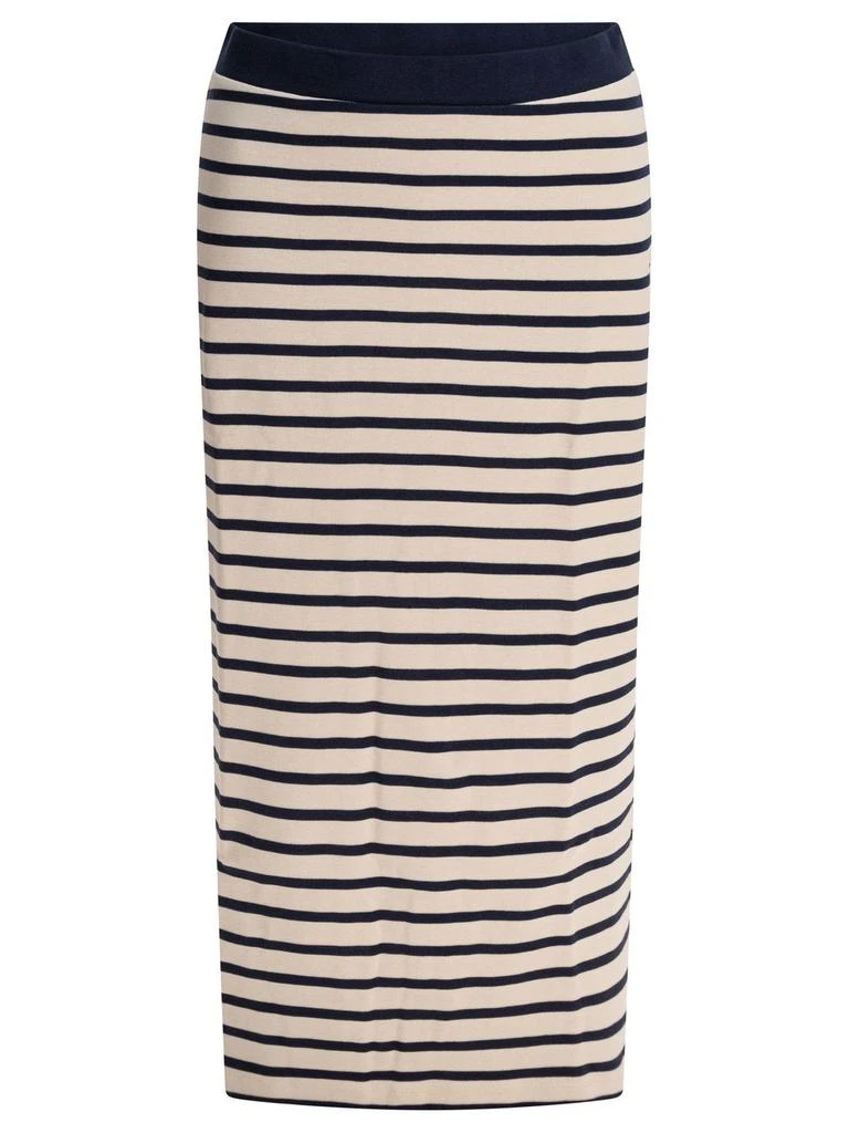 INES DE LA FRESSANGE Ines De La Fressange Striped Midi Skirt 1