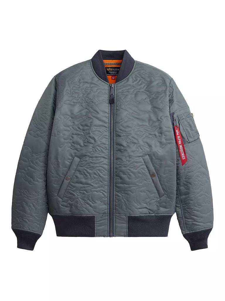 ジャケット・アウター Alpha industries camouflage jacket MA-1 Alpha Industries Men MA-1 CTN Jacket camo woodland camo