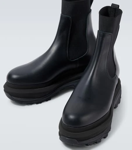 Sacai Leather Chelsea boots 3