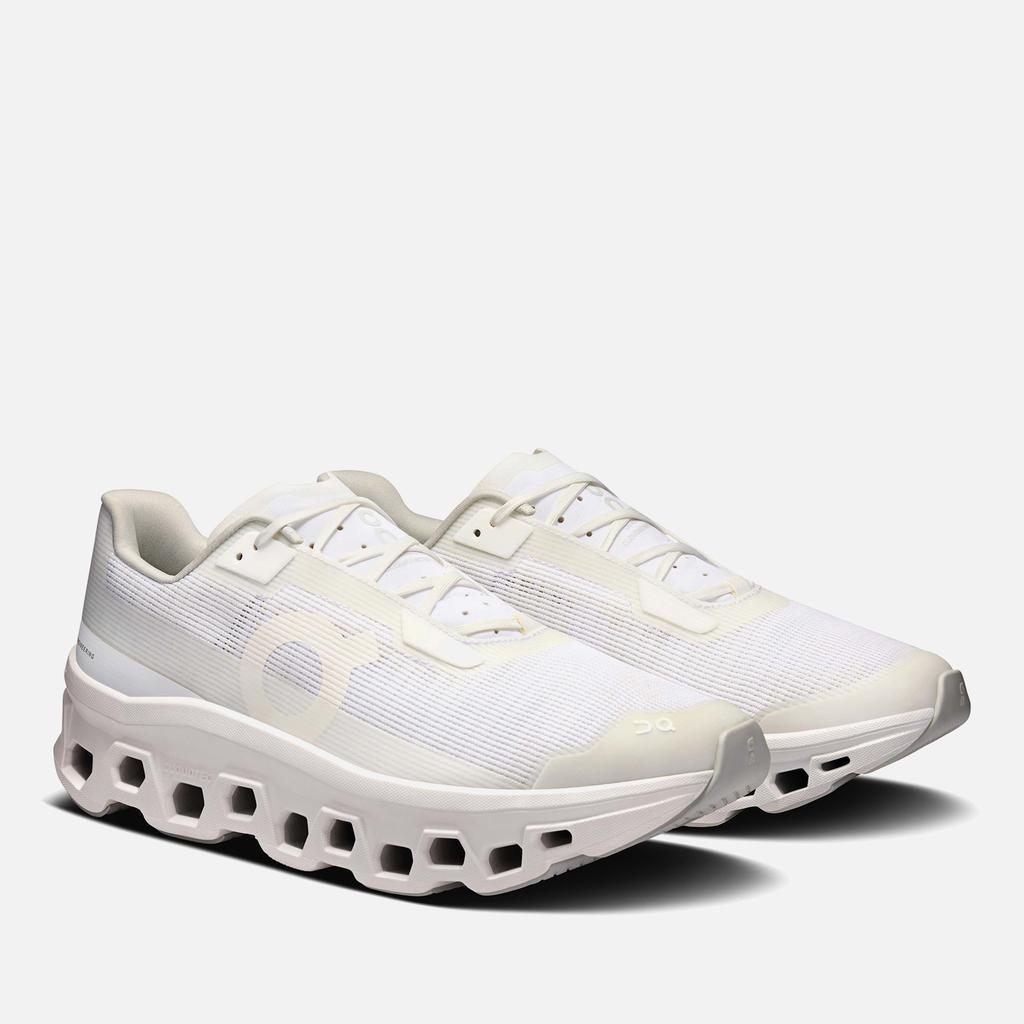 On Men's Cloudmonster Void Running Trainers - White/White