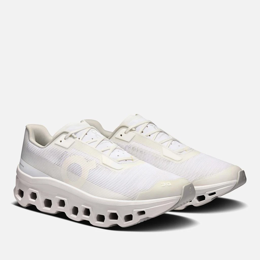 On Men's Cloudmonster Void Running Trainers - White/White 2