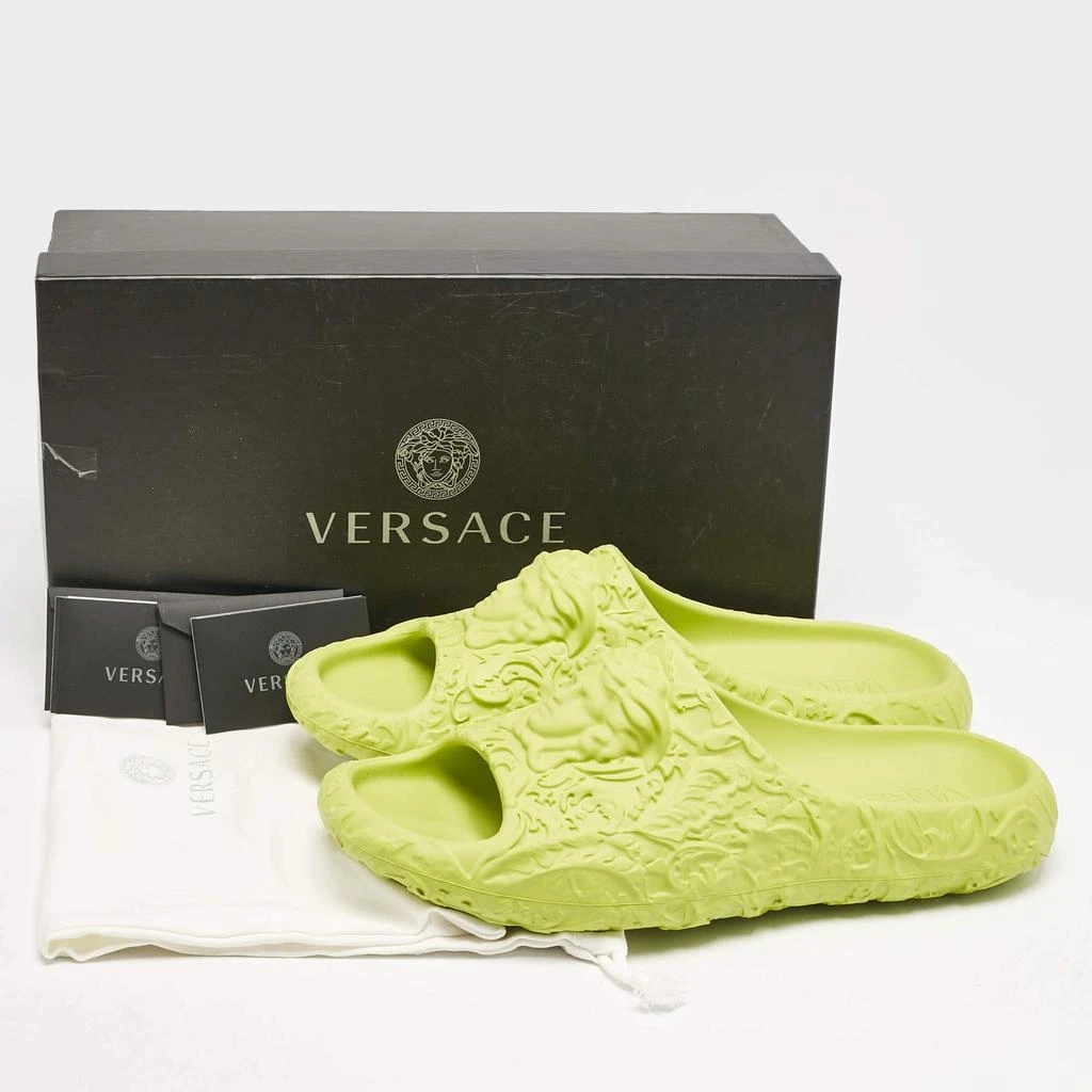 Versace Green Medusa Sandals s-l400.jpg main image 4