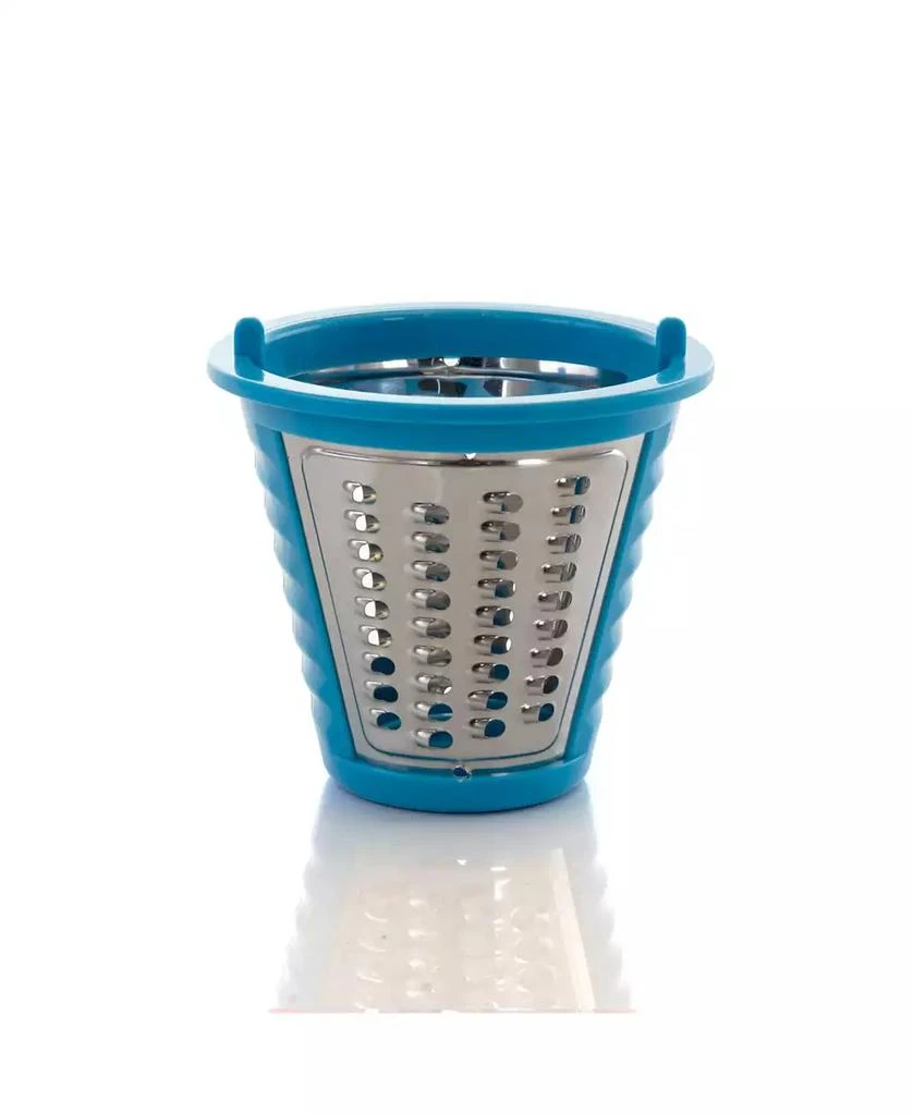 MegaChef 4 in 1 Stainless Steel Electric Salad Maker, Salad Shooter, Shredder, Slicer, Chopper and Shooter 10
