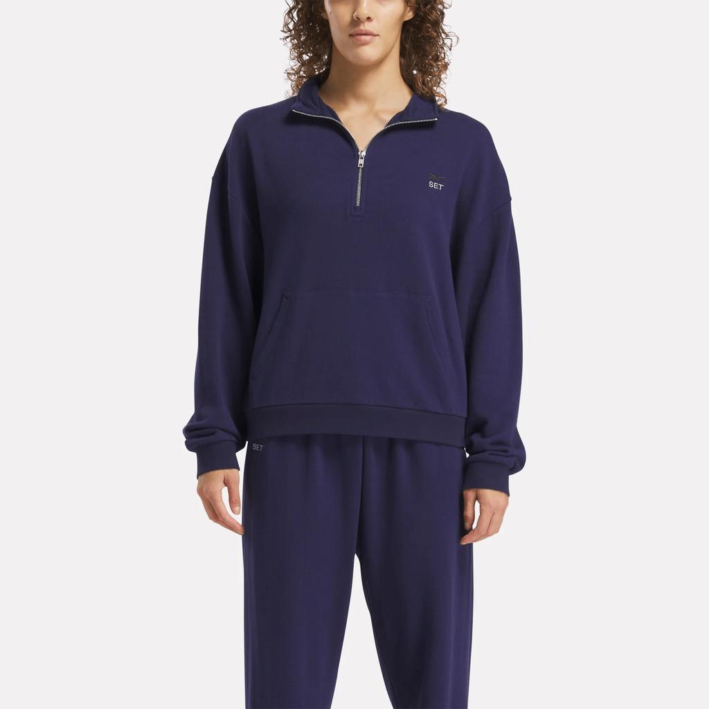Reebok Women's Reebok x SET Classic Lightweight Quarter-Zip Sweatshirt