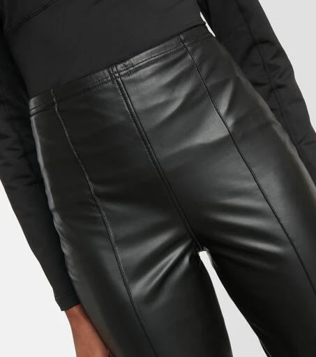 Jet Set Pegaso faux leather leggings 4