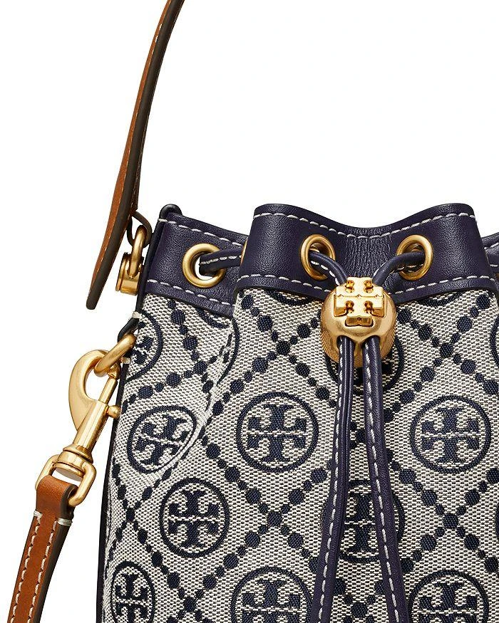 Tory Burch T Monogram Jacquard Mini Bucket Bag 8