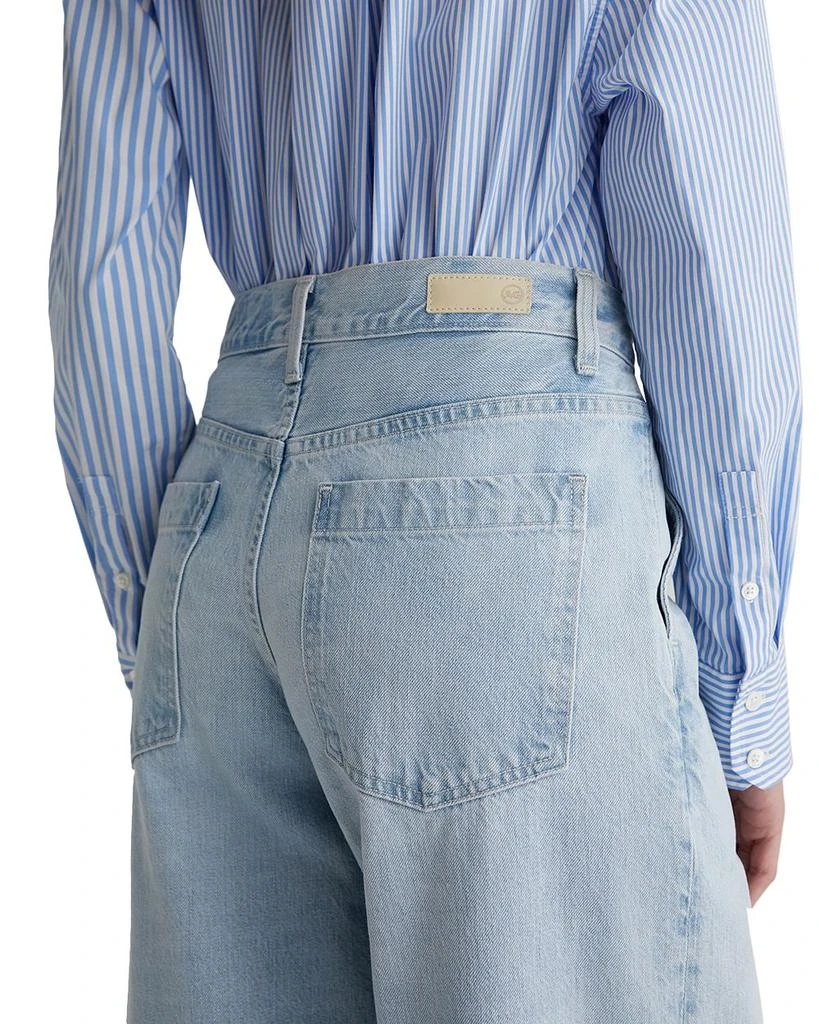 AG Mid Rise Low Slung Palazzo Jeans in Idol 6