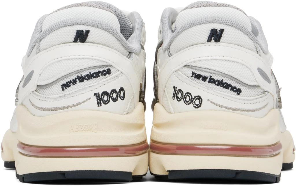 New Balance Off-White & Red 1000 Sneakers 2