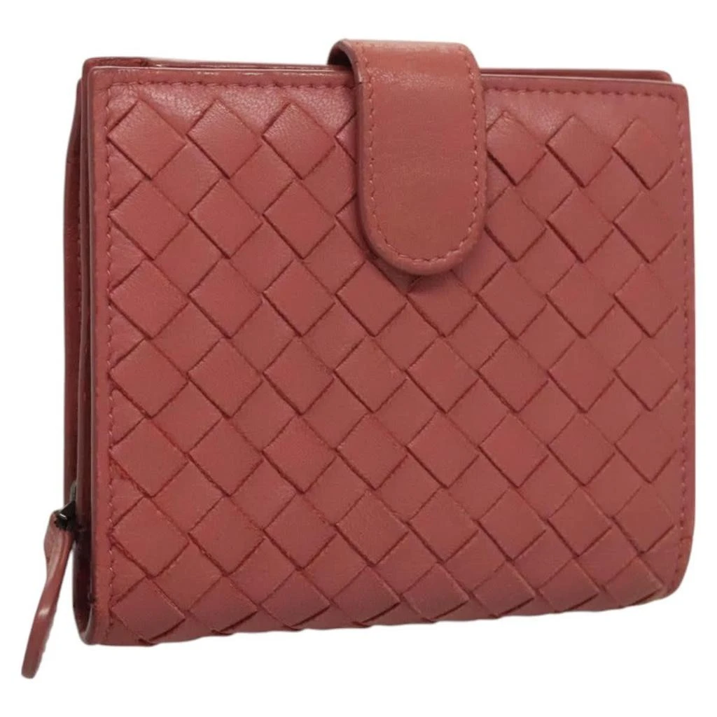Bottega Veneta Bifold Coin Pocket Card Holder Intrecciato Nappa Leather Wallets Accessory (Pre-Owned)