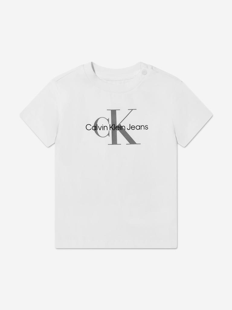 Calvin Klein Calvin Klein Baby Monogram T-Shirt in White