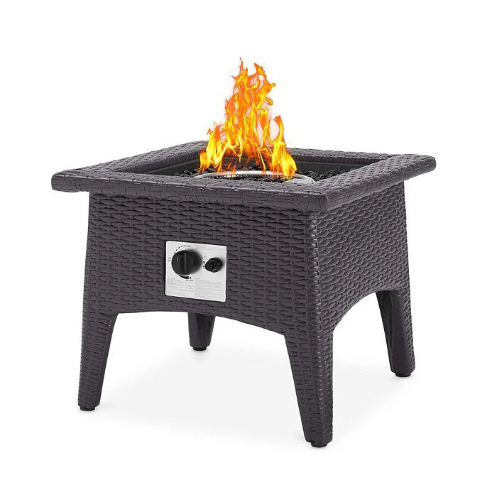 Modway Vivacity Outdoor Patio Propane Fire Pit Table 5