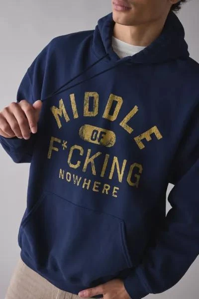 Urban Outfitters Middle Of Nowhere Graphic Hoodie Sweatshirt 1