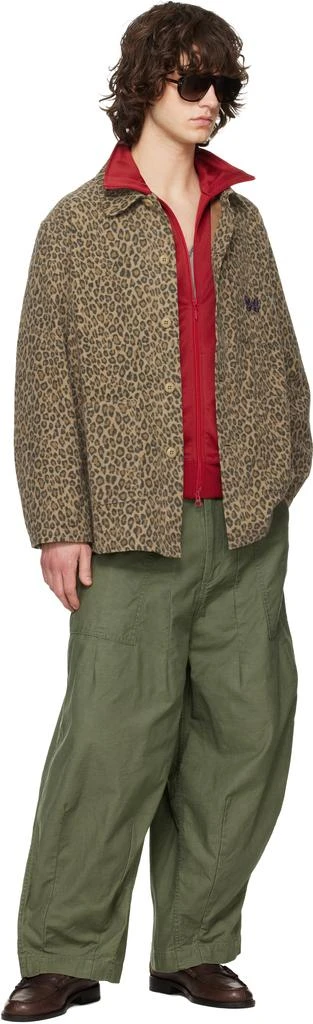Needles Khaki H.D. Fatigue Trousers 4
