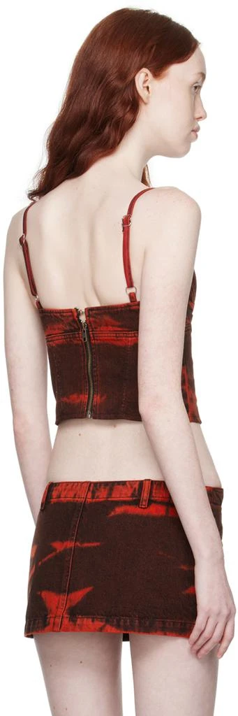 Miaou Red Kiko Denim Tank Top 3