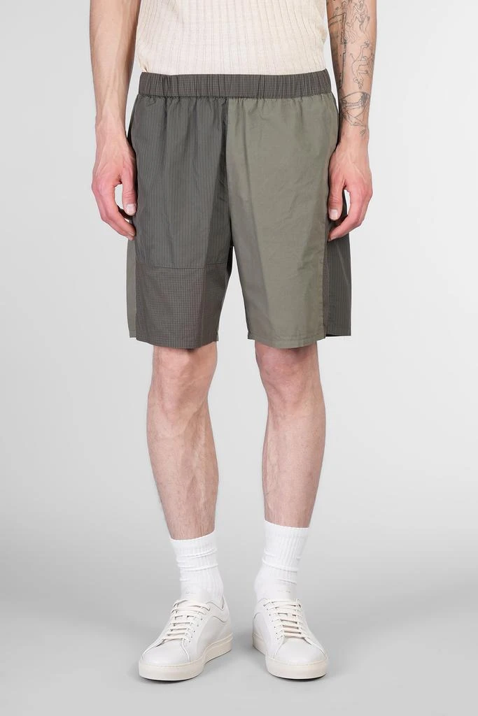 MAURO GRIFONI Shorts In Green Cotton 1