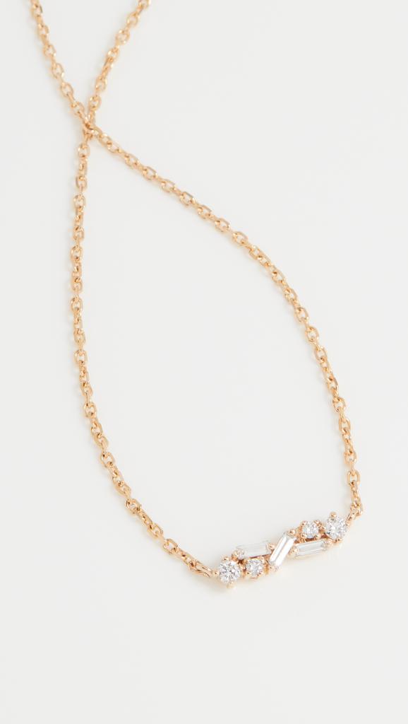 Suzanne Kalan Fireworks 18k Gold Diamond Necklace