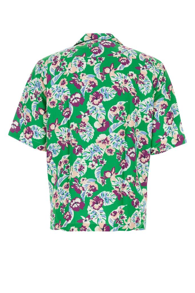 Pt Torino Printed satin shirt